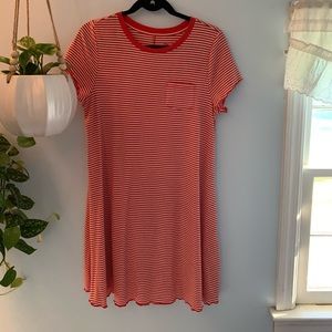 Striped tshirt dress